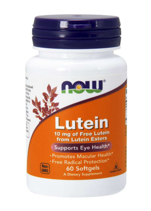 Now Lutein 10mg 60 Softgels