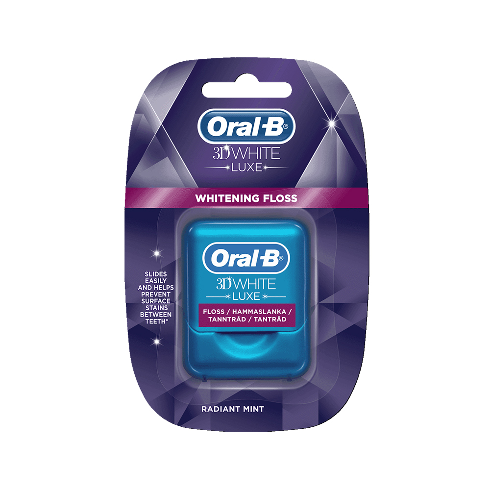 Oral-B 3D White Luxe Whitening Dental Floss 35m