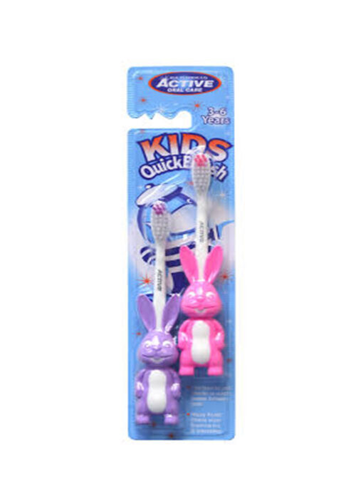 Beauty Formulas Active Oral Care Toothbrush for Kids Rabbits (3-6 Years) 2pcs