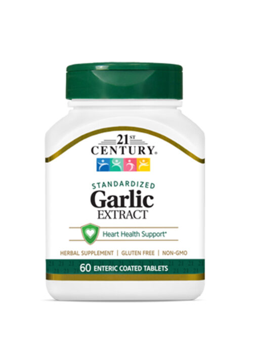 21st Century Garlic Extract- 60 Enteric Coated Tablets