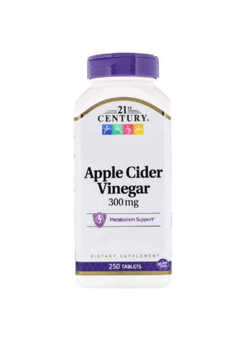 21st Century Apple Cider Vinegar- 300mg 250 Tablets