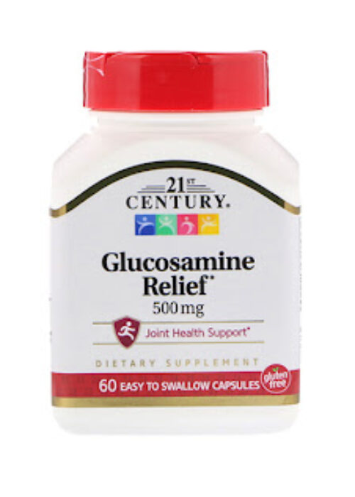 21st Century Glucosamine Relief- 500mg 60 Easy To Swallow Capsules