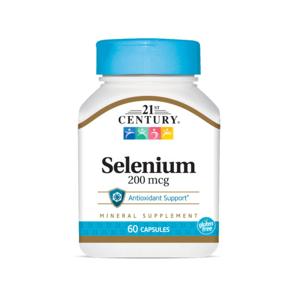 21st Century Selenium- 200mcg 60 Capsules
