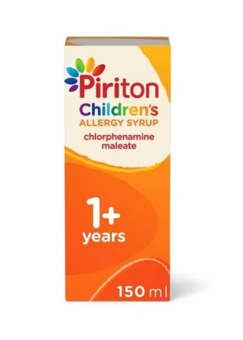 Piriton Children’s Allergy Syrup 1+ years – 150ml