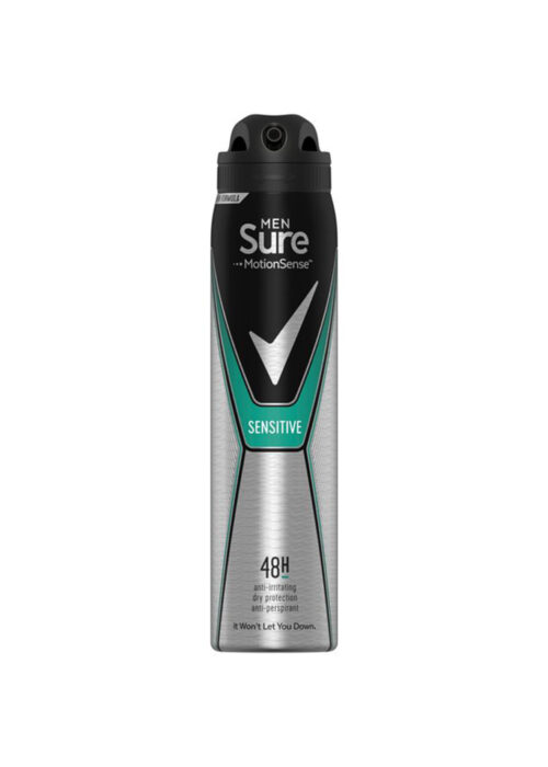 Sure Men Sensitive Aerosol Anti-Perspirant Deodorant – 250ml