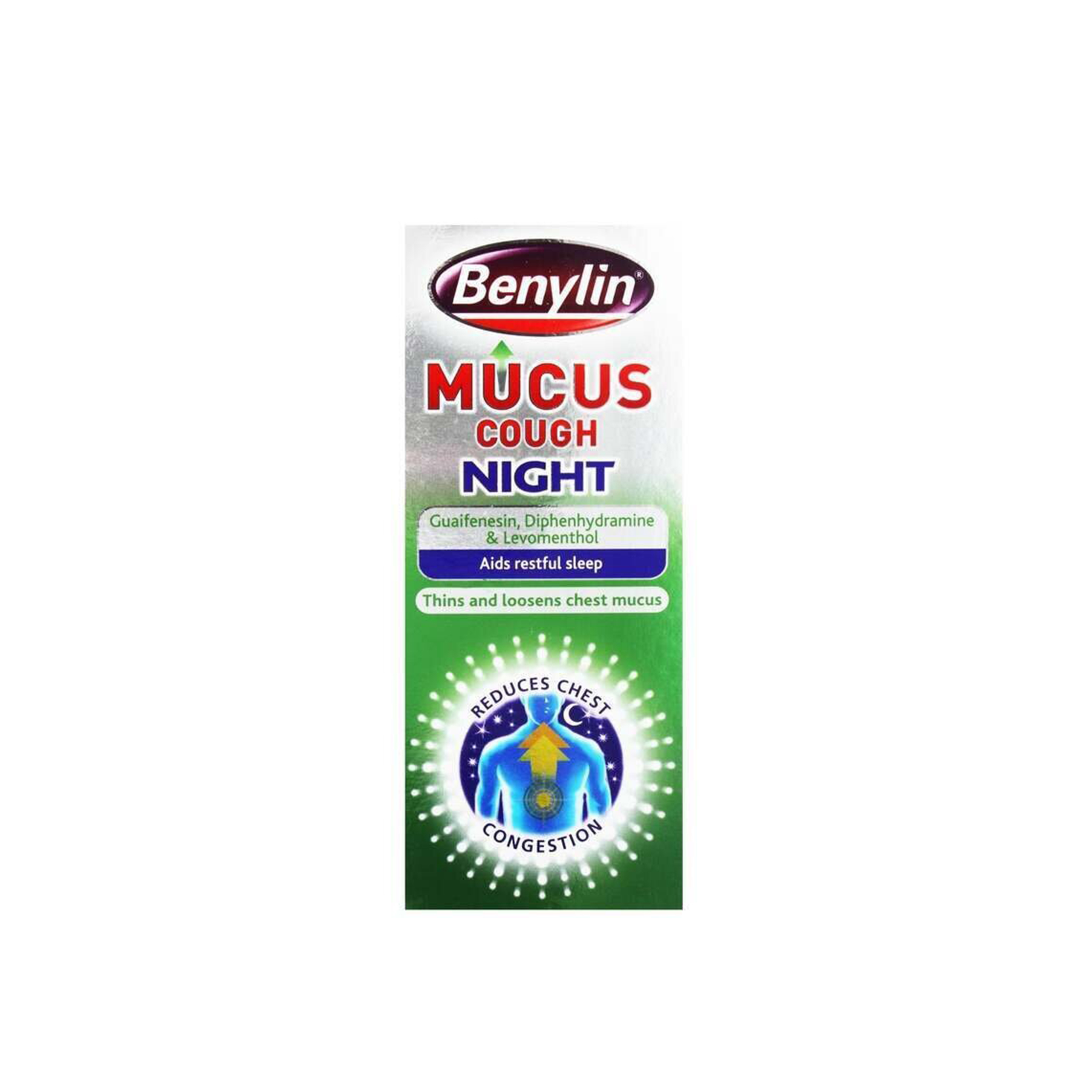 Benylin Mucus Cough Night 150ml 12+ Years