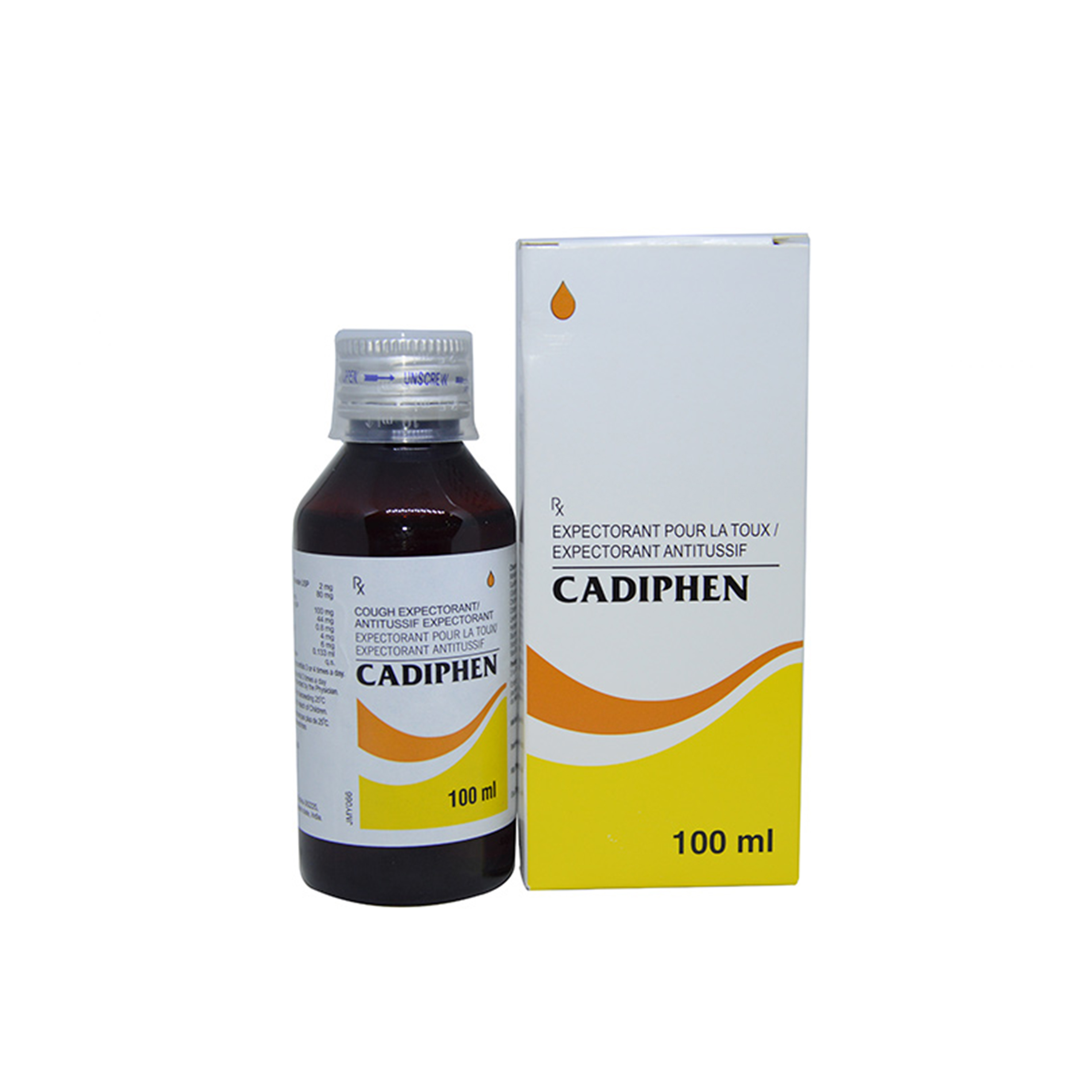 Cadiphen Cough Expectorant Syrup -100ml