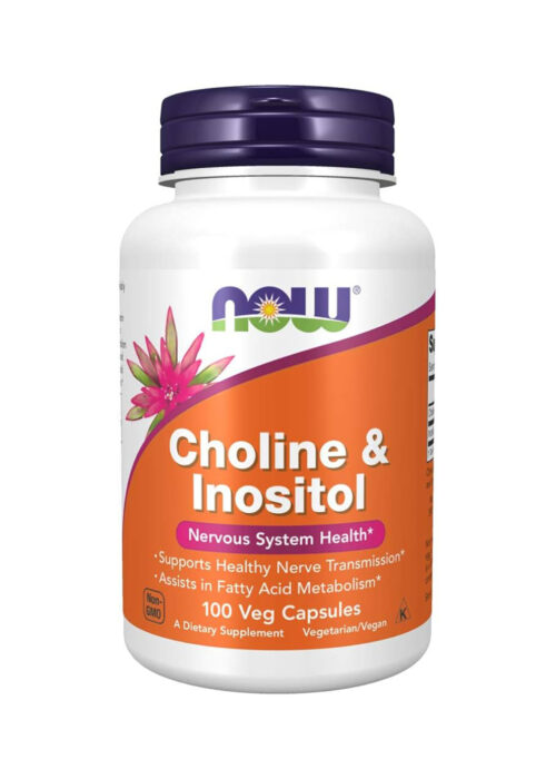 Now Choline & Inositol- 100 Vegetarian Capsules