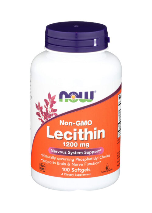 Now Lecithin- 1200 mg 100 Softgels