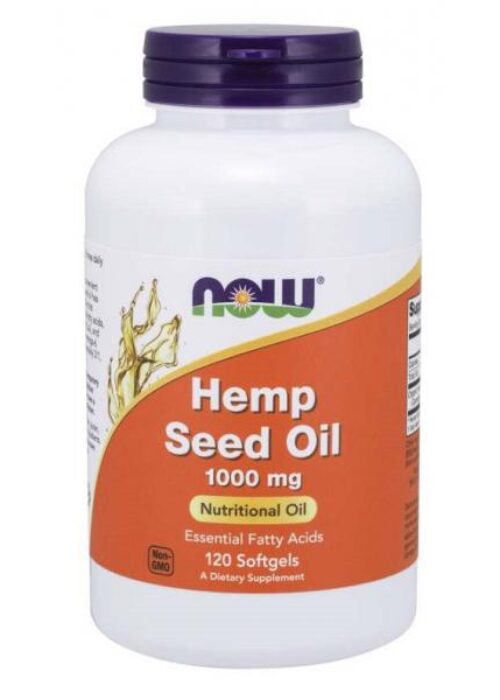 Now Hemp Seed Oil 1000 mg 120 Softgels