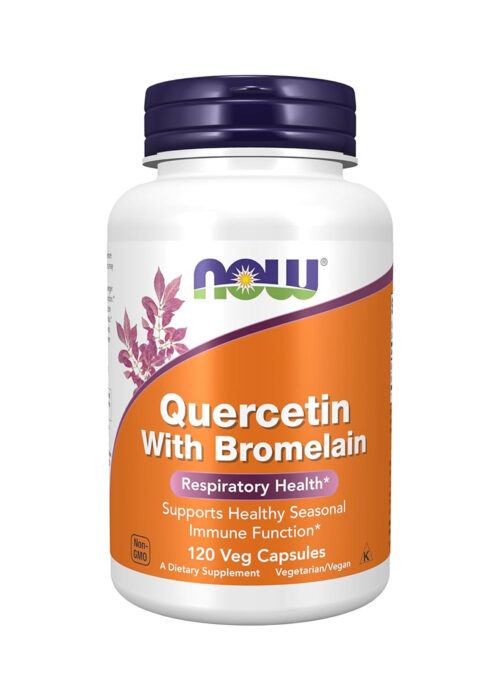 Now Quercetin with Bromelain- 120 Vegetarian Capsules