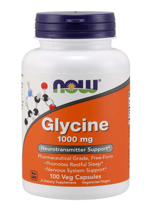 Now Glycine 1000 Mg Veg Capsules