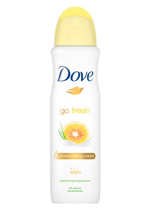 Dove Go Fresh Grapefruit And Lemongrass Antiperspirant Spray – 250ml