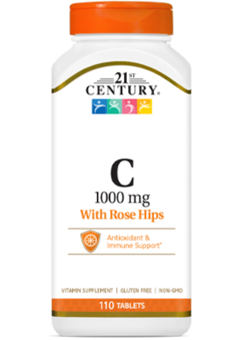 21ST Century Vitamin C With Rose Hips 1000 mg