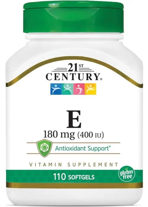 21st Century Vitamin E 180mg (400 IU), 110 Softgels