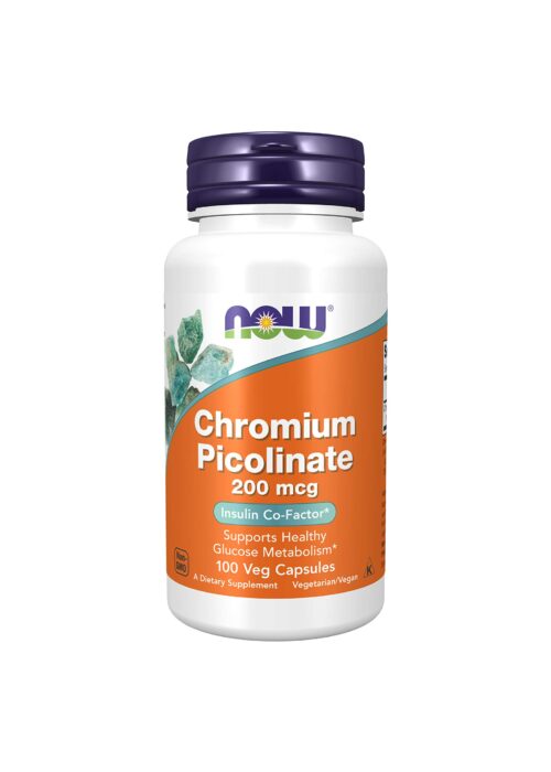 Now Chromium Picolinate 200 mcg Veg Capsules