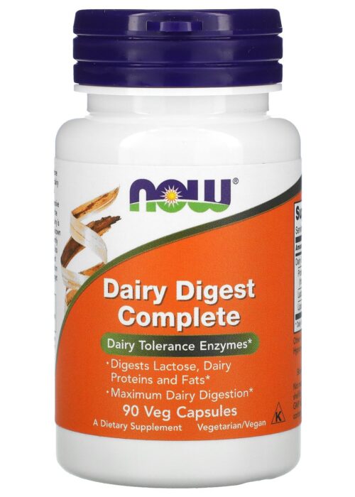 Now Dairy Digest Complete Veg Capsules