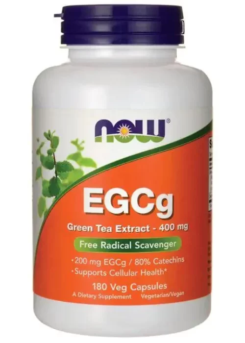 Now EGCg Green Tea Extract 400 mg Veg Capsules