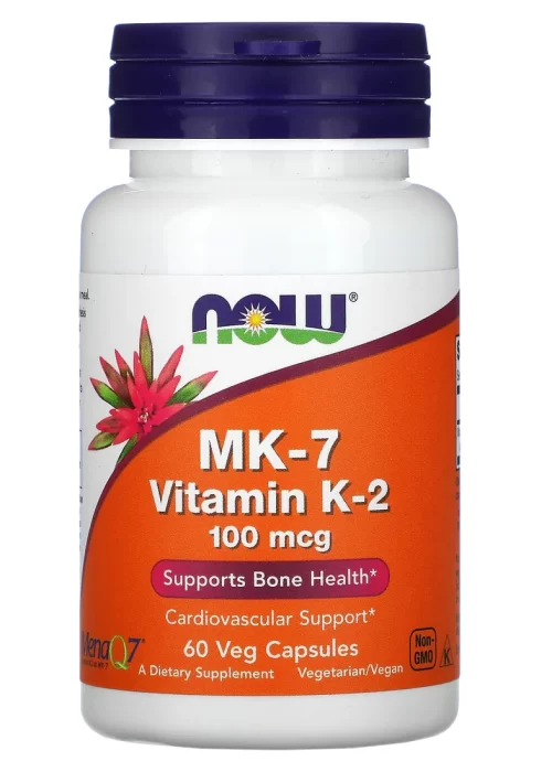 Now MK-7 Vitamin K-2 100 mcg Veg Capsules