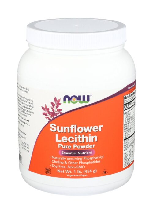 Now Sunflower Lecithin Pure Powder