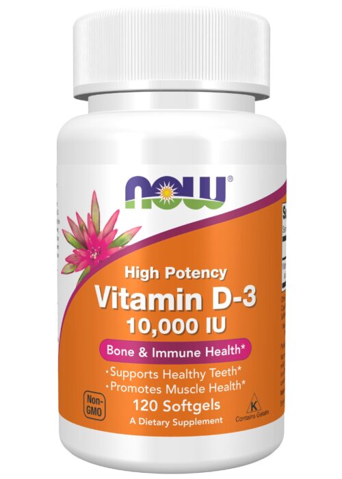 Now Vitamin D-3 10,000 IU Softgels