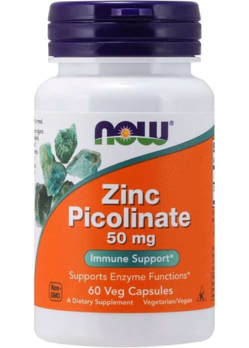 Now Zinc Picolinate 50 mg Veg Capsules