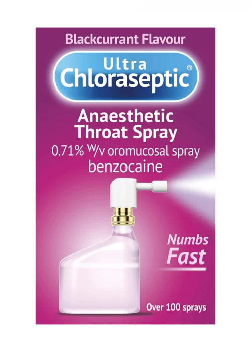 Ultra Chloraseptic Anaesthetic Throat Spray Blackcurrant 15ml