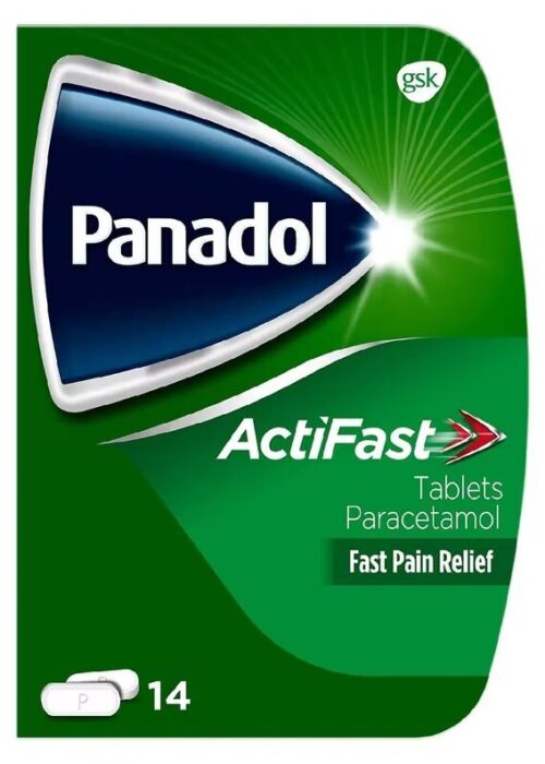 Panadol ActiFast Pain Relief Tablets, Paracetamol Tablets, Pack of 14