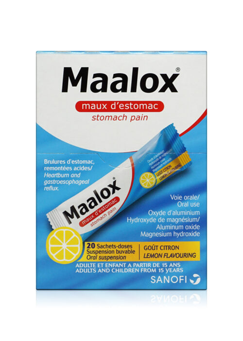 Maalox Liquid Stomach Pain 20 Sachets -4.3ml