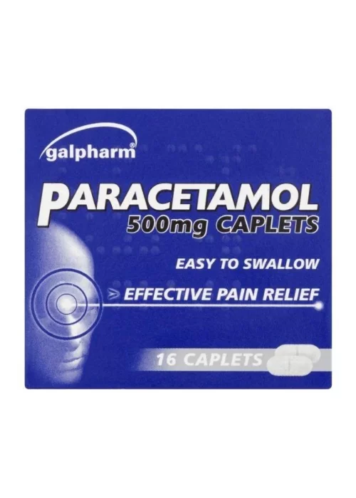 Galpharm Paracetamol 500mg Caplets 16’S