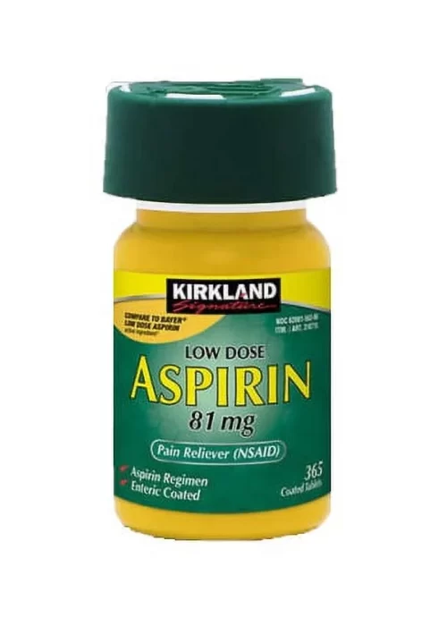 Kirkland Signature Low Dose Aspirin 81 mg -365 Tablets