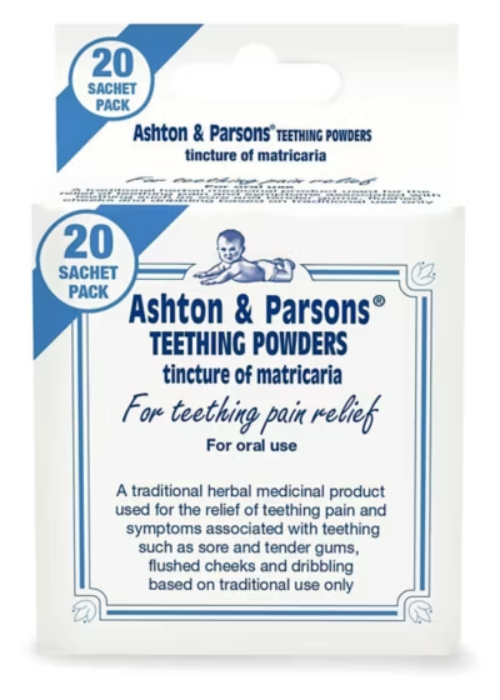 Ashton & Parsons Teething Powders – 20 Sachets