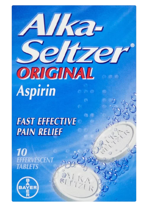 Alka-Seltzer Original Aspirin 10 Effervescent Tablets