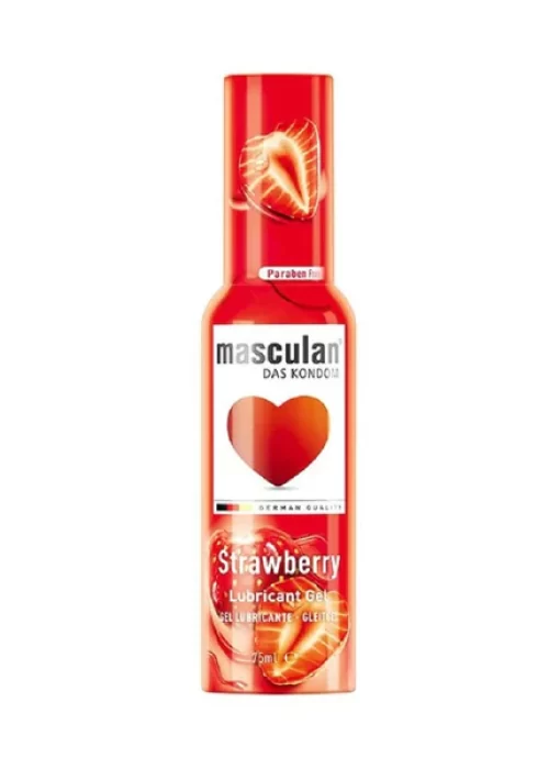 Masculan Lubricant Gel Strawberry -75ml