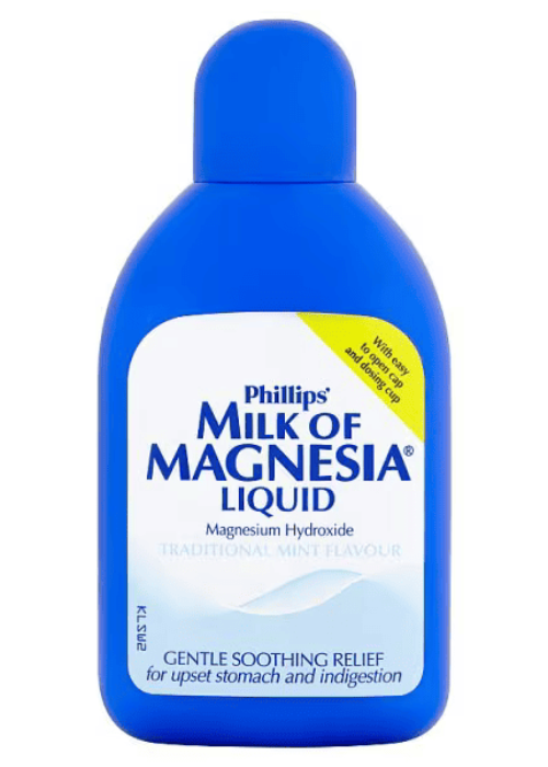 Phillips’ Milk Of Magnesia Liquid Traditional Mint Flavour – 200ml